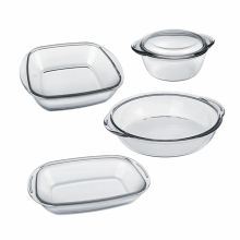 Nadir 5 db-os hőálló üveg tál készlet