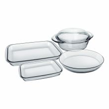 Celebrity 5 db-os üveg tál készlet, 1,5 liter + 800 ml; 1,6 liter;2,4 liter és 2,9 liter Celebrity 5 db-os üveg tál készlet, 1,5 liter + 800 ml; 1,6 liter;2,4 liter és 2,9 liter