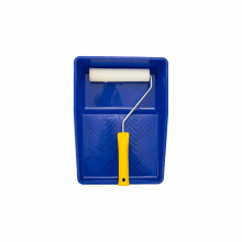 Poliuretán festőkészlet, 12 cm, nyéllel és tálcával