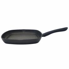Tigaie grill cu maner, 28x28 cm, Diamante Induction