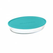 Vas oval cu capac de plastic, 2,4 litri, Marinex Vas oval cu capac de plastic, 2,4 litri, Marinex