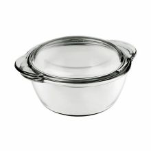 Sempre hőálló üveg tál, fedéllel, kerek, 3,1 liter