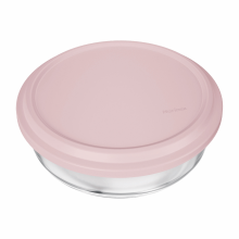 Vas rotund cu capac de plastic, 2,4 litri, Marinex Vas rotund cu capac de plastic, 2,4 litri, Marinex