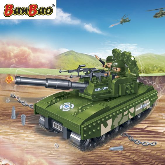 Set constructie Tanc leopard, Banbao