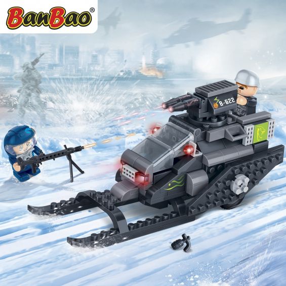 Set constructie Trupele speciale, snowmobil, Banbao