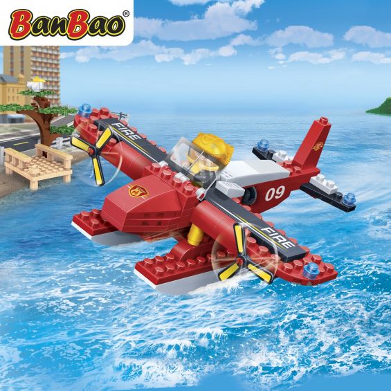 Set constructie Elicopter de coasta pompieri, Banbao