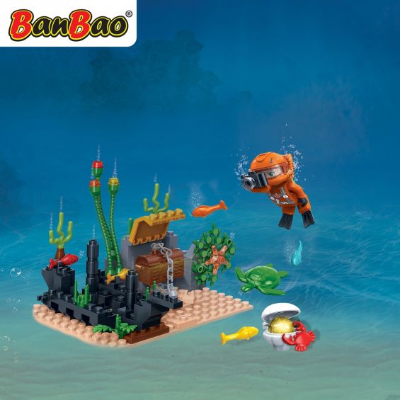 Set constructie Duncans's Treasure comoara subacvatica, Banbao