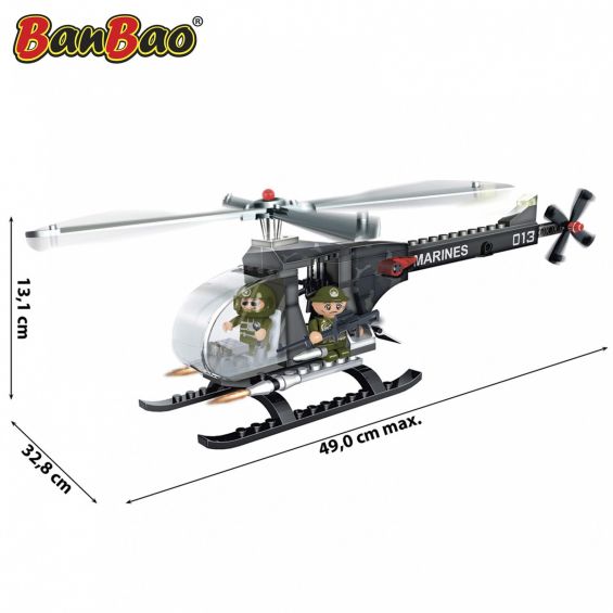 Set constructie Elicopter militar mic, Banbao
