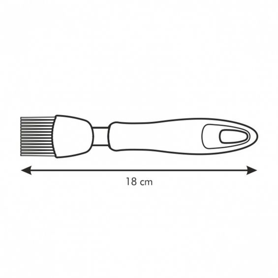 Pensula din silicon, 18 cm, Presto