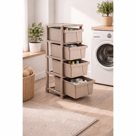 Dulapior plastic, 4 sertare