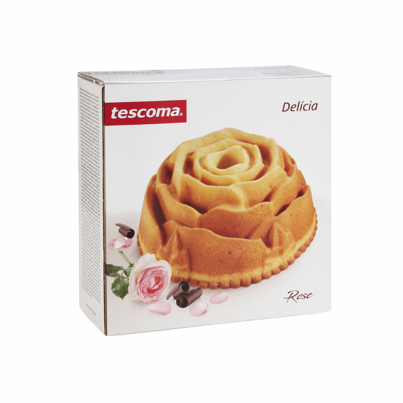 Delicia tortaforma, rózsa alakú