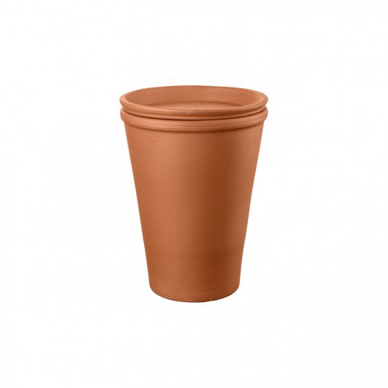 Terrakotta irrigátor, 15 cm -es magasság, barna