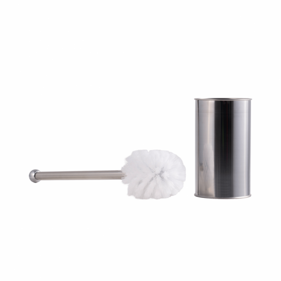 WC kefe inox tartóval