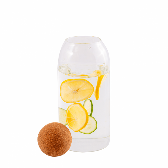 Üvegedény parafa fedéllel, 1200ml